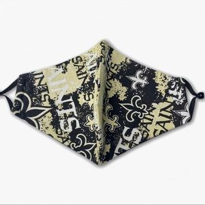 New Orleans Saints 100% Cotton Kids Face Washable